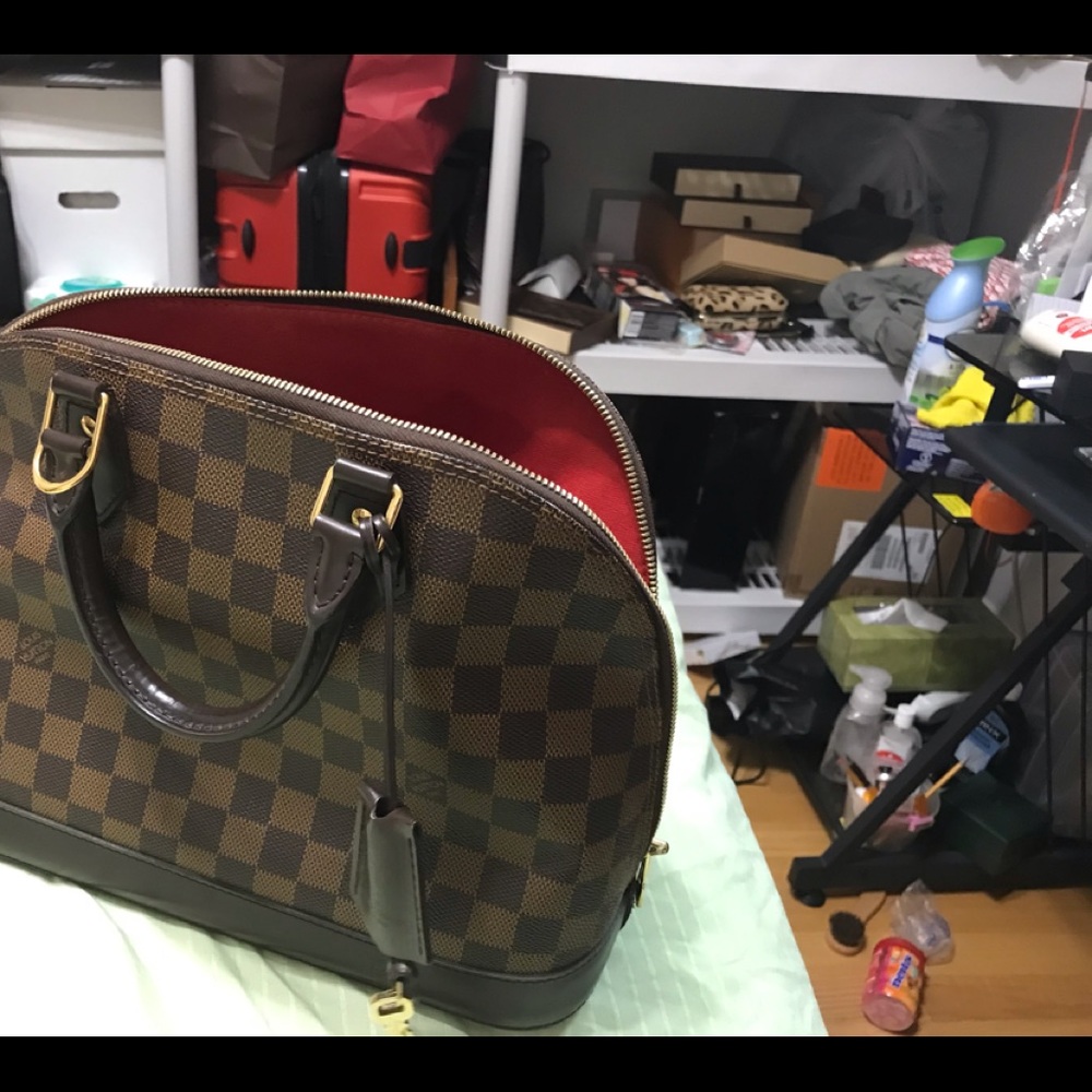 Louis Vuitton Alma Dameir Ebene PM size - Picture 6 of 15